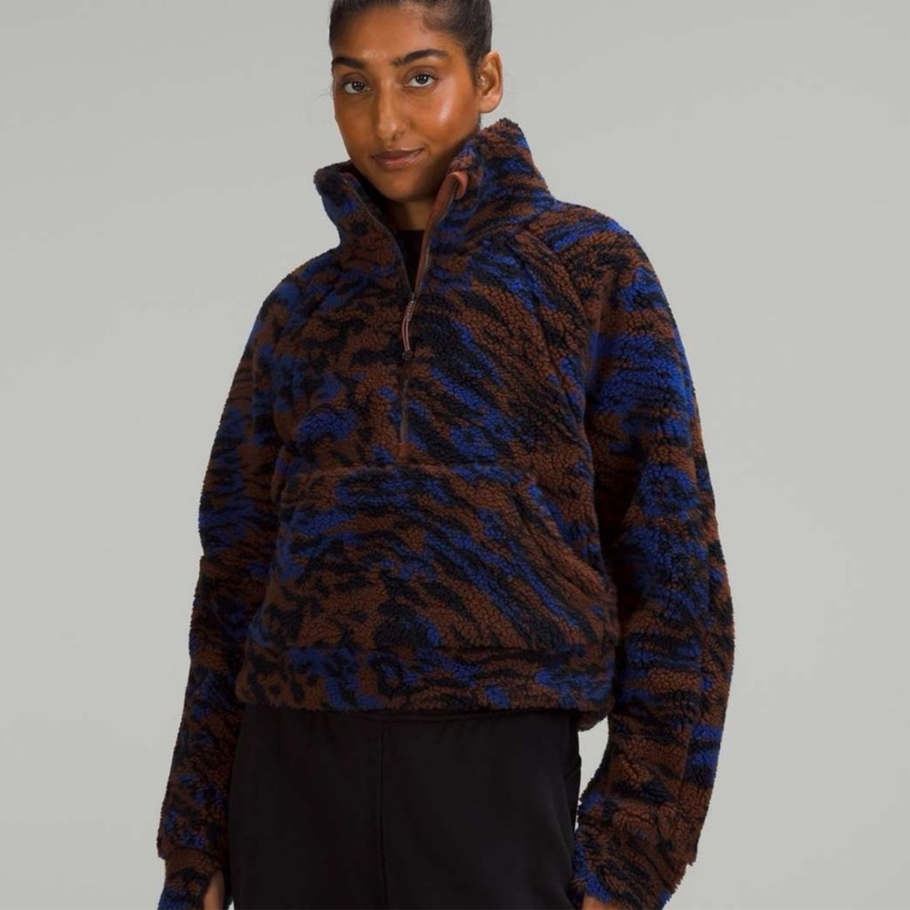 Lululemon scuba fleece funnel neck, oversized/cropped